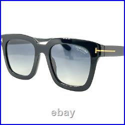 Tom Ford FT0690 SARI Womens Plastic Sunglass 01D Shiny Black 52-20 Italy