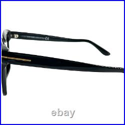 Tom Ford FT0690 SARI Womens Plastic Sunglass 01D Shiny Black 52-20 Italy