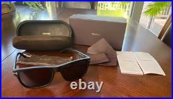 Tom Ford FT0698 Giulio Sunglasses Matte Black Blue Smoke Blue Smoke 59mm Tom Ford FT0698 Giulio Sunglasses Matte Black Blue Smoke Blue Smoke 59mm
