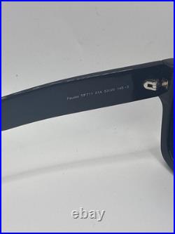 Tom Ford FT0711 01A Fausto Geometric Ace Sunglasses Black/Smoke