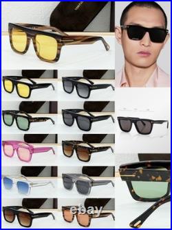 Tom Ford FT0711 Sunglasses 53-20-145 Classic Square Frame, Unisex Sunglasses