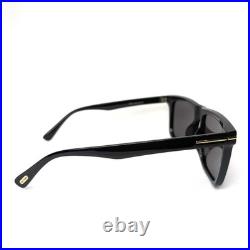 Tom Ford FT071101A Geometric Ace Sunglasses Black/Smoke