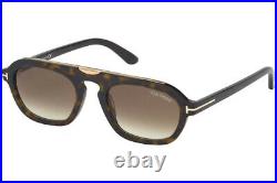 Tom Ford FT0736 52K Havana Rectangle Sunglasses
