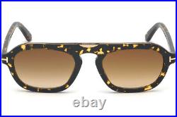 Tom Ford FT0736 56F Havana Rectangle Sunglasses
