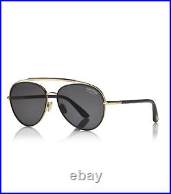 Tom Ford FT0748 01D 0748 Sunglasses Black/ Smoke Polarized Lens New Authentic