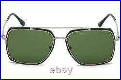 Tom Ford FT0750-F 01N Black/Grey Rectangle Lionel Sunglasses
