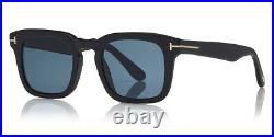 Tom Ford FT0751-N Dax Sunglasses, Black/Black T/Smoke 50mm New & Authentic