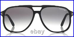 Tom Ford FT0753 Raoul Sunglasses Men, Shiny Black/Smoke 62mm New & Authentic