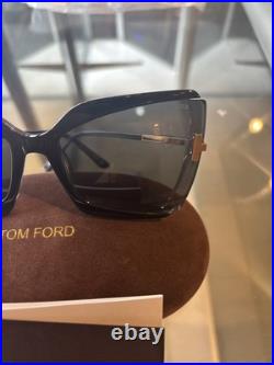 Tom Ford FT0766 03A Gia Butterfly Women's Sunglasses Brand New With Case