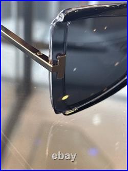 Tom Ford FT0766 03A Gia Butterfly Women's Sunglasses Brand New With Case