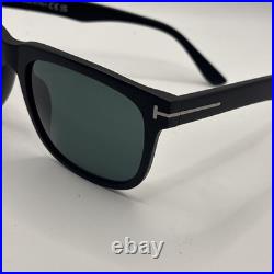 Tom Ford FT0775 02N Sunglasses Stephenson Square Matte Black Flawless Authentic