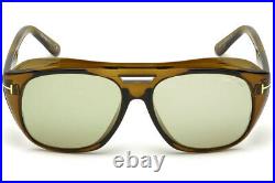 Tom Ford FT0799 48N Brown Modified Rectangle Sunglasses