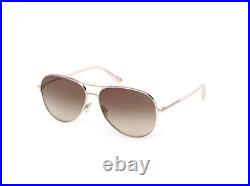 Tom Ford FT0823 28K Clark Shiny Rose Gradient Roviex 59mm Unisex Sunglasses