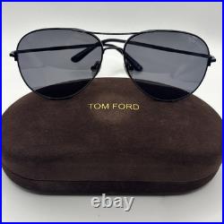Tom Ford FT0823 Clark Sunglasses Male Shiny Black 59mm New 100% Authentic