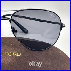 Tom Ford FT0823 Clark Sunglasses Male Shiny Black 59mm New 100% Authentic
