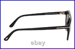 Tom Ford FT0835 01A 0835 Black Frame Smoke Grey Lens Sunglasses New 58mm