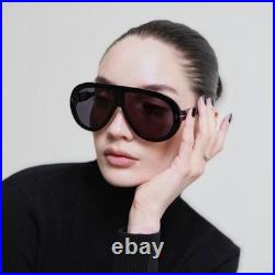 Tom Ford FT0836 Shiny Black Frame Unisex Adults Sunglasses 6110-140