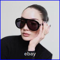 Tom Ford FT0836 Shiny Black Frame Unisex Adults Sunglasses 6110-140