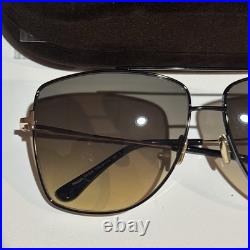 Tom Ford FT0838 Reggie Sunglasses Shiny Black 61mm New 100% Authentic