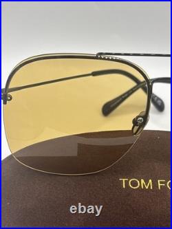 Tom Ford FT0883 01E Mackenzie Shiny Black / Black 64mm Photochromic Sunglasses