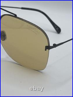 Tom Ford FT0883 01E Mackenzie Shiny Black / Black 64mm Photochromic Sunglasses