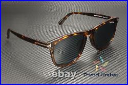 Tom Ford FT0930 F 54V Gerard 02 Plastic Red Havana Blue 56 mm Men's Sunglasses