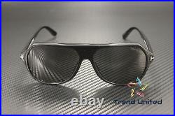 Tom Ford FT0934 N 01A Hayes Plastic Shiny Black Smoke 59 mm Men's Sunglasses