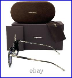 Tom Ford FT0949 55V Coloured Havana / Blue 55mm Sunglasses TF0949