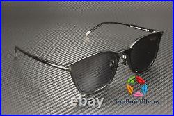 Tom Ford FT0956 D 01D Plastic Shiny Black Smoke Polarized 52 mm Men's Sunglasses