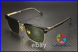 Tom Ford FT0997 H 01N Injected Shiny Black Green 55 mm Men's Sunglasses