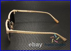 Tom Ford FT0997 H 52L Injected Dark Havana Roviex Mirror 55 mm Men's Sunglasses