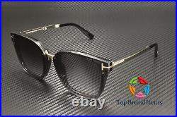 Tom Ford FT1014 01B Injected Shiny Black Gradient Smoke 68 mm Women's Sunglasses