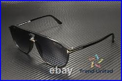 Tom Ford FT1026 01D Plastic Shiny Black Smoke Polarized 61 mm Men's Sunglasses