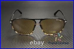 Tom Ford FT1026 05E Plastic Black Other Brown 61 mm Men's Sunglasses
