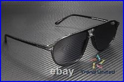 Tom Ford FT1026 N 01D Plastic Shiny Black Smoke Polarized 61 mm Men's Sunglasses