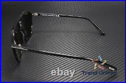 Tom Ford FT1026 N 01D Plastic Shiny Black Smoke Polarized 61 mm Men's Sunglasses