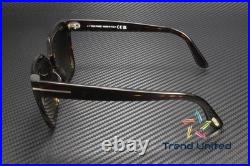 Tom Ford FT1030 52F Plastic Dark Havana Gradient Brown 53 mm Women's Sunglasses