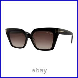 Tom Ford FT1030 ECO 01Z Shiny Black Sunglasses 53mm 15mm 140mm 01B