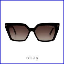 Tom Ford FT1030 ECO 01Z Shiny Black Sunglasses 53mm 15mm 140mm 01B