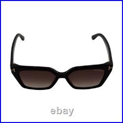 Tom Ford FT1030 ECO 01Z Shiny Black Sunglasses 53mm 15mm 140mm 01B