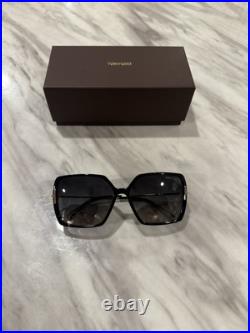 Tom Ford FT1039 Joanna 01B Shiny Black/Smoke Gradient Women's Sunglasses Tom Ford FT1039 Joanna 01B Shiny Black/Smoke Gradient Women's Sunglasses