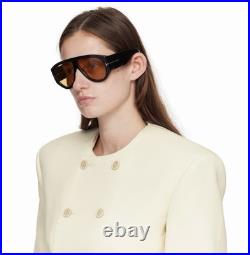 Tom Ford FT1044 01E Men's Aviator Sunglasses Brown