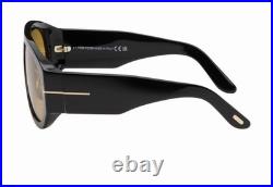 Tom Ford FT1044 01E Men's Aviator Sunglasses Brown