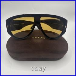 Tom Ford FT1044 01E Men's Aviator Sunglasses Brown Bronson Brand New With Case