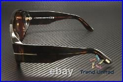 Tom Ford FT1044 52S Plastic Dark Havana Bordeaux 60 mm Men's Sunglasses