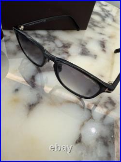 Tom Ford FT1048 D Asian Fit Black / Smoke 52mm Acetate NEW Square Sunglasses