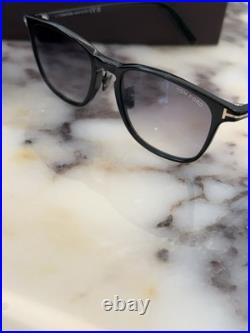 Tom Ford FT1048 D Asian Fit Black / Smoke 52mm Acetate NEW Square Sunglasses