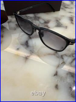Tom Ford FT1048 D Asian Fit Black / Smoke 52mm Acetate NEW Square Sunglasses