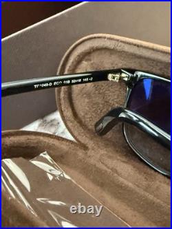 Tom Ford FT1048 D Asian Fit Black / Smoke 52mm Acetate NEW Square Sunglasses