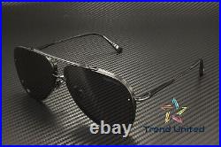 Tom Ford FT1071 01A Metal Shiny Black Smoke 62 mm Men's Sunglasses